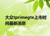 大眾tprimegte上市時間最新消息