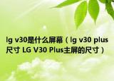 lg v30是什么屏幕（lg v30 plus尺寸 LG V30 Plus主屏的尺寸）