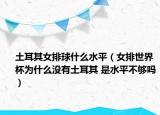 土耳其女排球什么水平（女排世界杯為什么沒有土耳其 是水平不夠嗎）