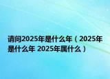 請問2025年是什么年（2025年是什么年 2025年屬什么）