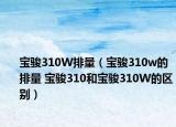 寶駿310W排量（寶駿310w的排量 寶駿310和寶駿310W的區(qū)別）