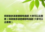 師部童參謀是哪部電視劇 大家可以去看看（師部童參謀是哪部電視劇 大家可以去看看）