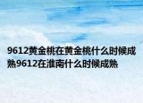 9612黃金桃在黃金桃什么時(shí)候成熟9612在淮南什么時(shí)候成熟