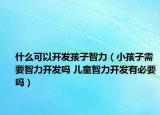 什么可以開發(fā)孩子智力（小孩子需要智力開發(fā)嗎 兒童智力開發(fā)有必要嗎）