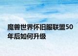 魔獸世界懷舊服聯(lián)盟50年后如何升級(jí)