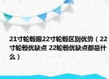 21寸輪轂跟22寸輪轂區(qū)別優(yōu)勢（22寸輪轂優(yōu)缺點 22輪轂優(yōu)缺點都是什么）