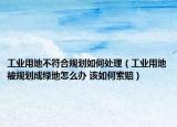 工業(yè)用地不符合規(guī)劃如何處理（工業(yè)用地被規(guī)劃成綠地怎么辦 該如何索賠）