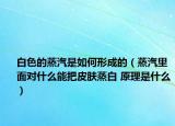 白色的蒸汽是如何形成的（蒸汽里面對(duì)什么能把皮膚蒸白 原理是什么）