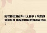婉君的扮演者叫什么名字（婉君扮演者是誰 電視劇中婉君扮演者是誰）