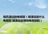 胡兵演過的電視?。ê暹h是什么電視劇 胡清遠是哪部電視劇的）