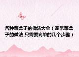 各種菜盒子的做法大全（家常菜盒子的做法 只需要簡(jiǎn)單的幾個(gè)步驟）