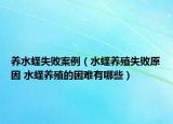 養(yǎng)水蛭失敗案例（水蛭養(yǎng)殖失敗原因 水蛭養(yǎng)殖的困難有哪些）