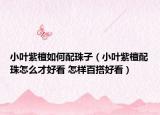 小葉紫檀如何配珠子（小葉紫檀配珠怎么才好看 怎樣百搭好看）