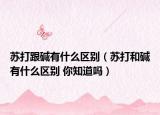 蘇打跟堿有什么區(qū)別（蘇打和堿有什么區(qū)別 你知道嗎）