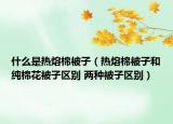 什么是熱熔棉被子（熱熔棉被子和純棉花被子區(qū)別 兩種被子區(qū)別）