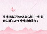 樸樸超市工資待遇怎么樣（樸樸超市上班怎么樣 樸樸超市簡介）