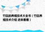 竹鼠的養(yǎng)殖技術(shù)大全書(shū)（竹鼠養(yǎng)殖技術(shù)介紹 進(jìn)來(lái)看看）