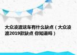 大眾凌渡這車有什么缺點(diǎn)（大眾凌渡2019款缺點(diǎn) 你知道嗎）