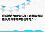 柴油版哈弗H9怎么樣（哈弗h9柴油版缺點 關于哈弗的信息簡介）