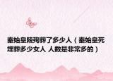 秦始皇陵殉葬了多少人（秦始皇死埋葬多少女人 人數(shù)是非常多的）