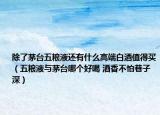 除了茅臺五糧液還有什么高端白酒值得買（五糧液與茅臺哪個好喝 酒香不怕巷子深）