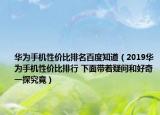 華為手機(jī)性價(jià)比排名百度知道（2019華為手機(jī)性價(jià)比排行 下面帶著疑問和好奇一探究竟）