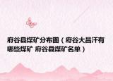 府谷縣煤礦分布圖（府谷大昌汗有哪些煤礦 府谷縣煤礦名單）