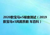 2020款寶馬x5噪音測(cè)試（2019款寶馬x5風(fēng)阻系數(shù) 車百科）