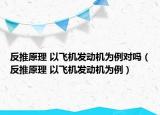 反推原理 以飛機(jī)發(fā)動(dòng)機(jī)為例對(duì)嗎（反推原理 以飛機(jī)發(fā)動(dòng)機(jī)為例）