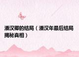 潘漢卿的結(jié)局（潘漢年最后結(jié)局 揭秘真相）
