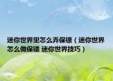 迷你世界里怎么弄保鏢（迷你世界怎么做保鏢 迷你世界技巧）