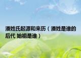 潘姓氏起源和來歷（潘姓是誰的后代 始祖是誰）
