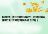 有哪些好用的音頻剪輯軟件（音頻剪輯軟件哪個好 音頻剪輯軟件哪個好用）