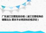 廣東湛江甘蔗批發(fā)價(jià)格（湛江甘蔗收購(gòu)價(jià)調(diào)整出臺(tái) 蔗農(nóng)不必再擔(dān)憂價(jià)格浮動(dòng)）
