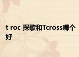 t roc 探歌和Tcross哪個好