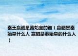 秦王贏駟是秦始皇的誰(shuí)（贏駟是秦始皇什么人 贏駟是秦始皇的什么人）