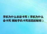 手機(jī)為什么總是卡死（手機(jī)為什么會(huì)卡死 揭秘手機(jī)卡死背后的秘密）