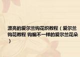 漂亮的愛爾蘭鉤花織教程（愛爾蘭鉤花教程 鉤編不一樣的愛爾蘭花朵）