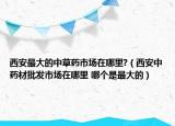 西安最大的中草藥市場在哪里?（西安中藥材批發(fā)市場在哪里 哪個是最大的）
