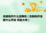 去越南開(kāi)什么店賺錢（在越南開(kāi)店要什么手續(xù) 風(fēng)險(xiǎn)大嗎）