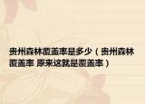貴州森林覆蓋率是多少（貴州森林覆蓋率 原來(lái)這就是覆蓋率）