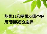 蘋果11和蘋果xr哪個好用?到底怎么選擇