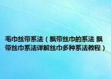 毛巾絲帶系法（飄帶絲巾的系法 飄帶絲巾系法詳解絲巾多種系法教程）