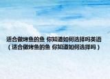 適合做烤魚(yú)的魚(yú) 你知道如何選擇嗎英語(yǔ)（適合做烤魚(yú)的魚(yú) 你知道如何選擇嗎）