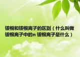 銨根和銨根離子的區(qū)別（什么叫做銨根離子中的n 銨根離子是什么）