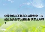 業(yè)委會(huì)成立不起來(lái)怎么換物業(yè)（未成立業(yè)委會(huì)怎么換物業(yè) 該怎么辦呀）