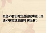 奧迪a3有沒有定速巡航功能（奧迪a3有定速巡航嗎 有沒有）