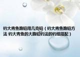 釣大青魚跑鉛用幾克鉛（釣大青魚跑鉛方法 釣大青魚的大跑鉛釣法的釣組搭配）