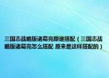 三國志戰(zhàn)略版諸葛亮跟誰搭配（三國志戰(zhàn)略版諸葛亮怎么搭配 原來是這樣搭配的）