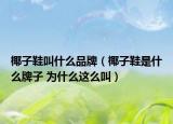椰子鞋叫什么品牌（椰子鞋是什么牌子 為什么這么叫）